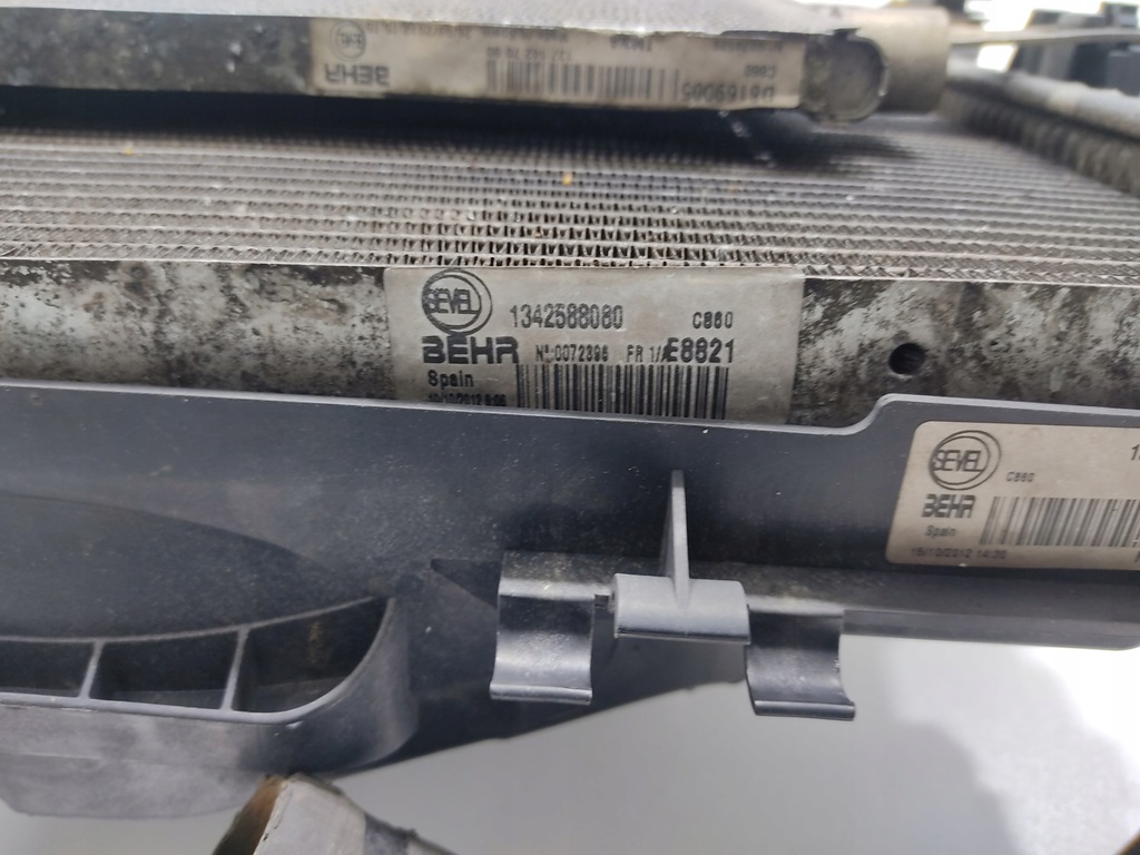 фото №14, Радиатор комплект радиатор pas вентилятор радиатора jumper ducato 2.2 hdi