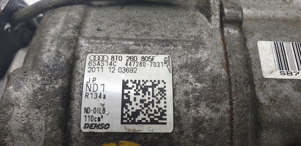фото №7, 14.kompresor кондиціонера audi 8t0260805f