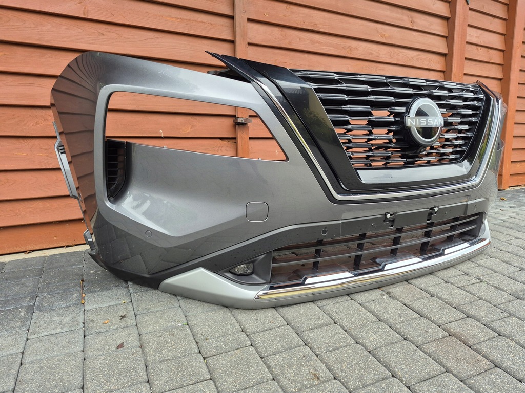 фото №6, X-trail t33 бампер передній kompletny 6xpdc камера решітка радіатора