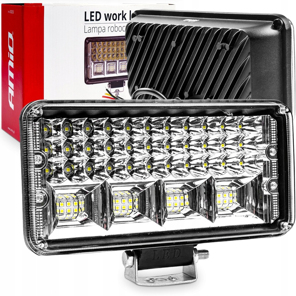 фото №2, Amio протитуманна фара led лампа робоча прожектор 150w 12/24