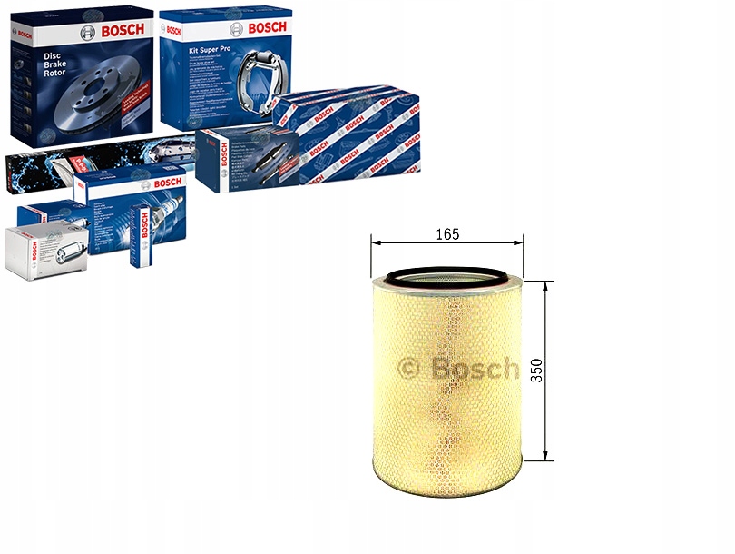 фото №1, Фільтр повітря vw lt 2,4d bosch