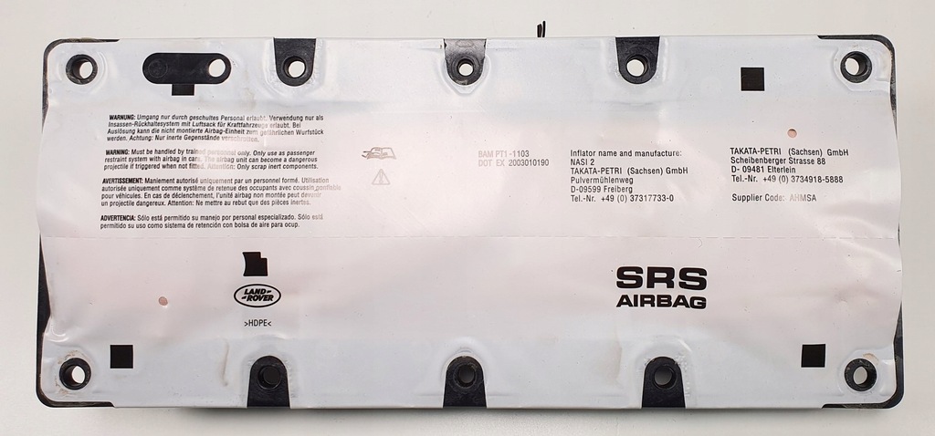 фото №1, Подушка подушка безпеки колінна range rover iii l322