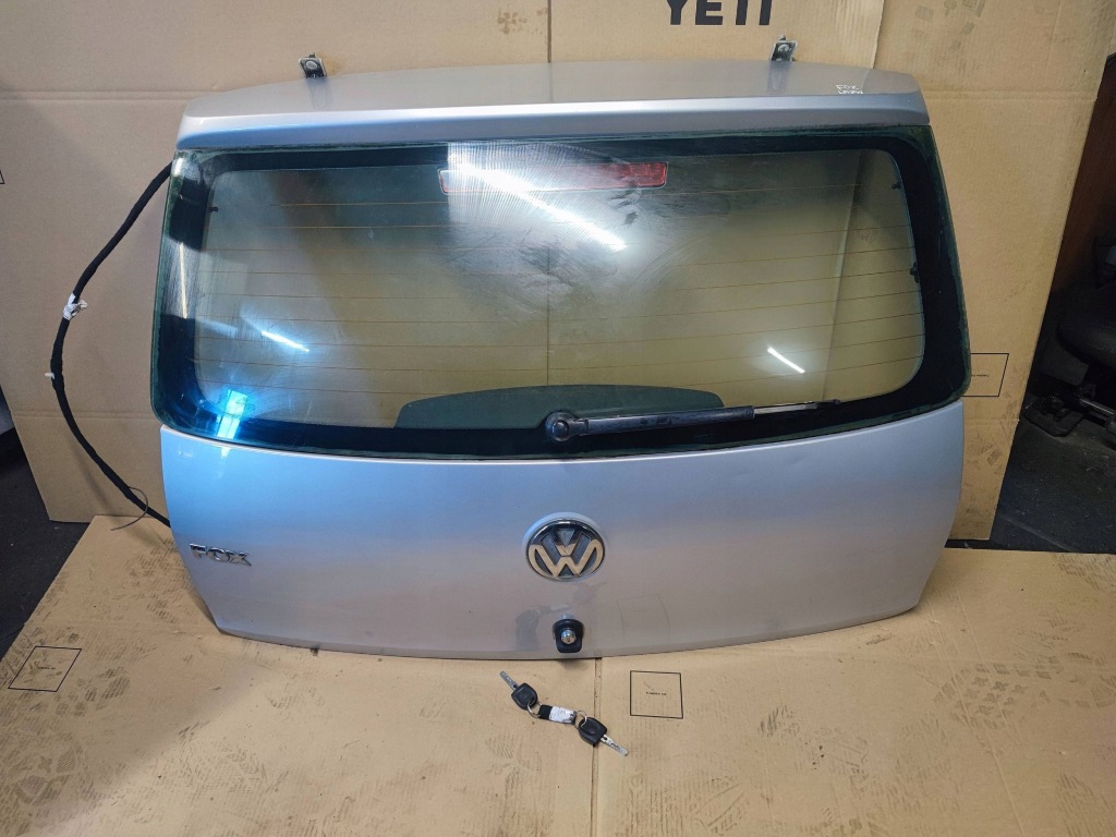Купити Vw fox кришка багажника багажника задні задня комплектна + електропроводка la7w