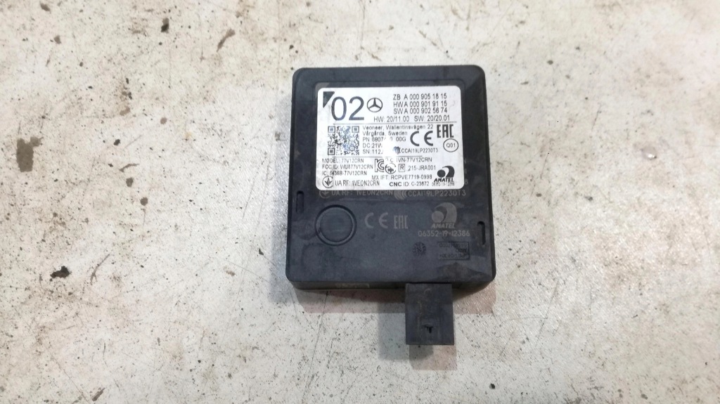 фото №2, Mercedes w223 радар датчик датчик a0009051815