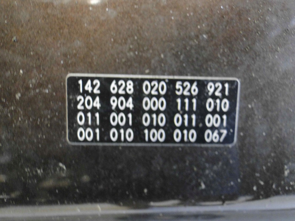 фото №8, Mercedes капот крышка двигателя коричневая 526 glk x204 204