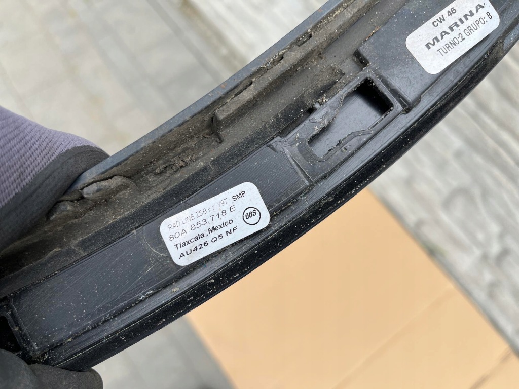 фото №10, Молдинг na крыло правая перед audi q5 80a 80a853718e обычная 2016 - 2020