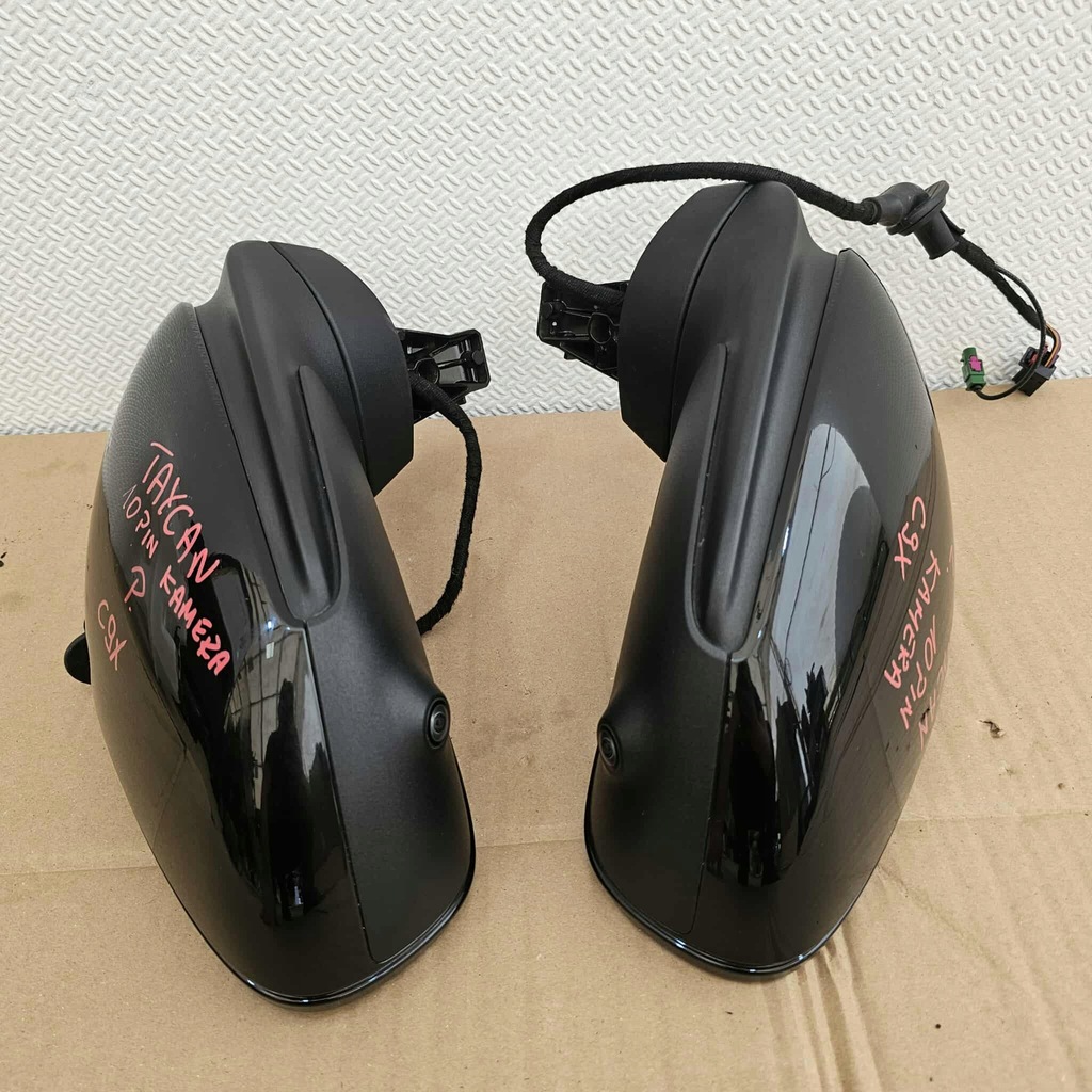 фото №8, Porsche taycan 9j1 зеркало наружное левая правое 10 pin камера c9x eu