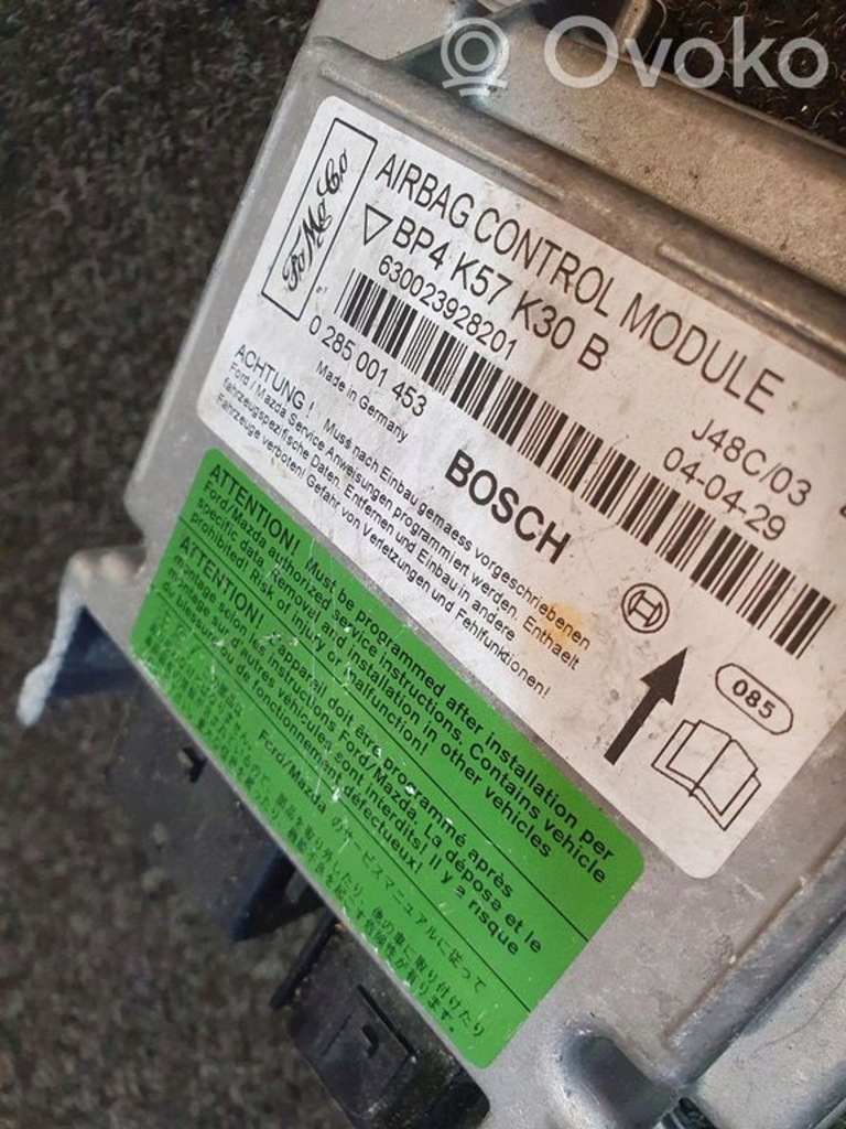 фото №3, Mazda 3 i 2006 блок керування / модуль подушка безпеки