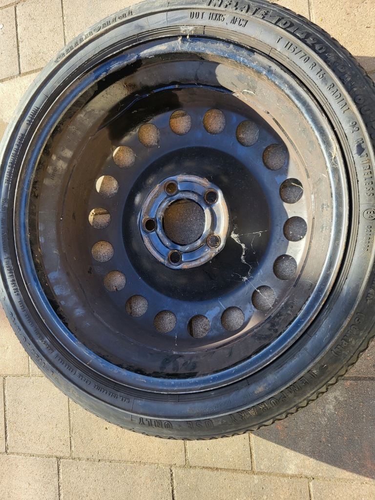 Колесо запасне докатка opel astra h 2160132 115/70 r16 115 70 r16 5x110 Ціна
