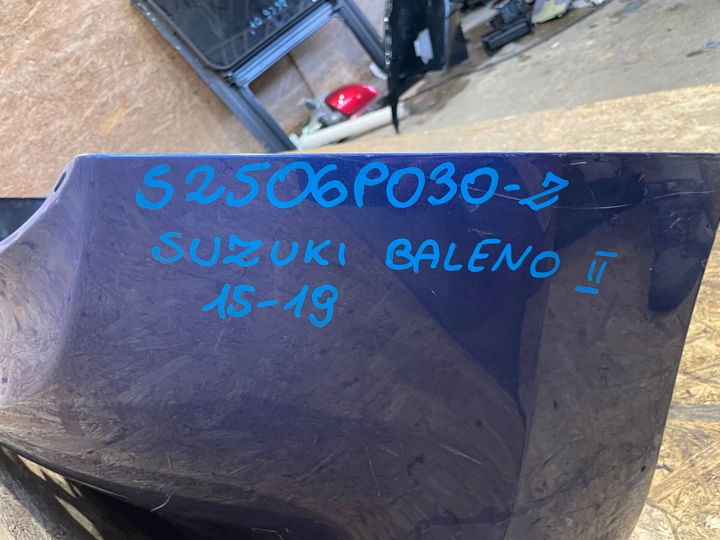 фото №9, Suzuki baleno ii 2 15-19 бампер задняя задний