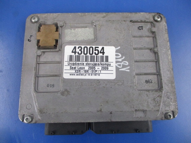 фото №4, Seat leon ii 1.6 бортовой компьютер двигателя 5wp40371