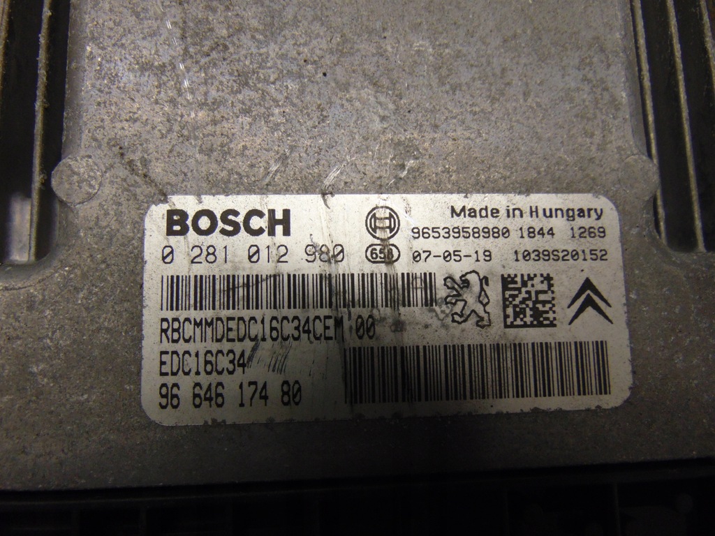 фото №8, Набор стартовый иммобилайзер citroen c4 picasso i 1.6hdi europa