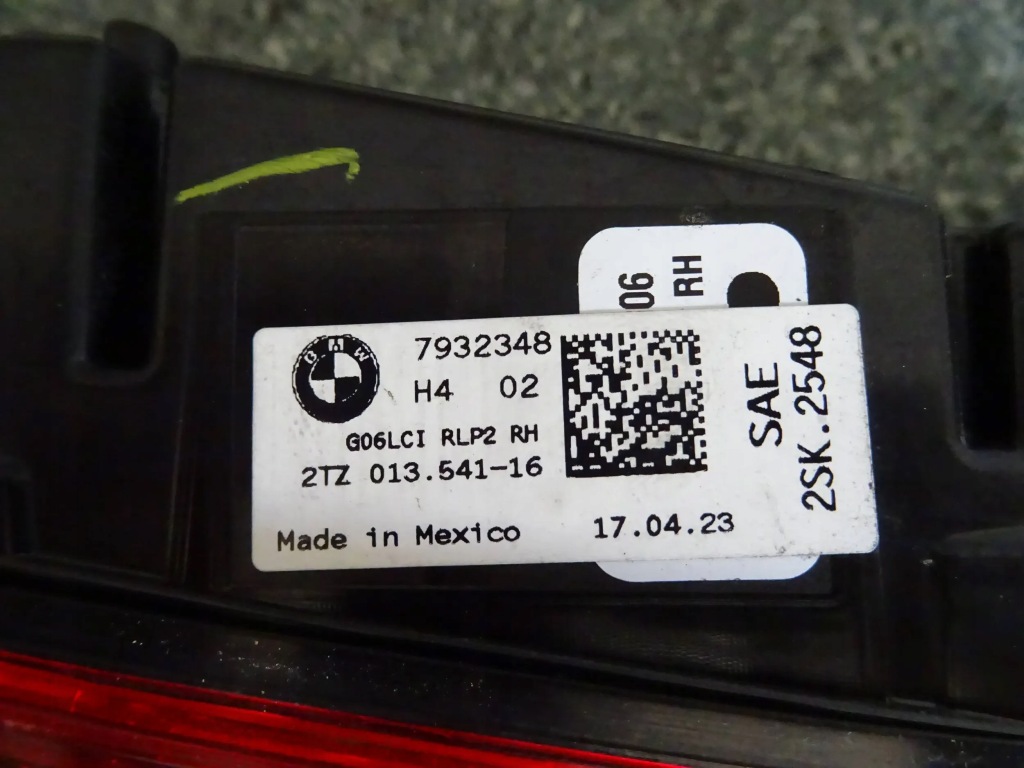 фото №13, Bmw x6 g06 lci lift лампа лампы задние комплект usa