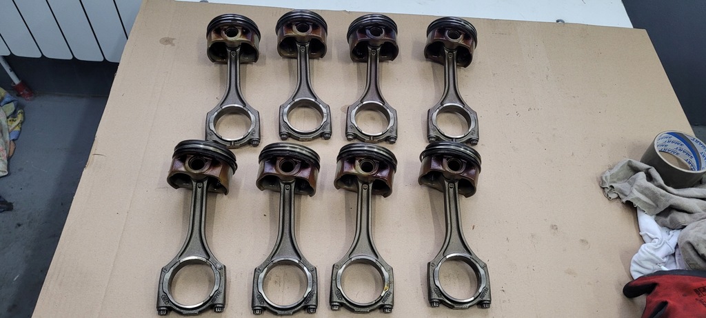 фото №1, S6 c7 4g lift поршень шатун r079m 4.0 tfsi s7 4g a8 d4