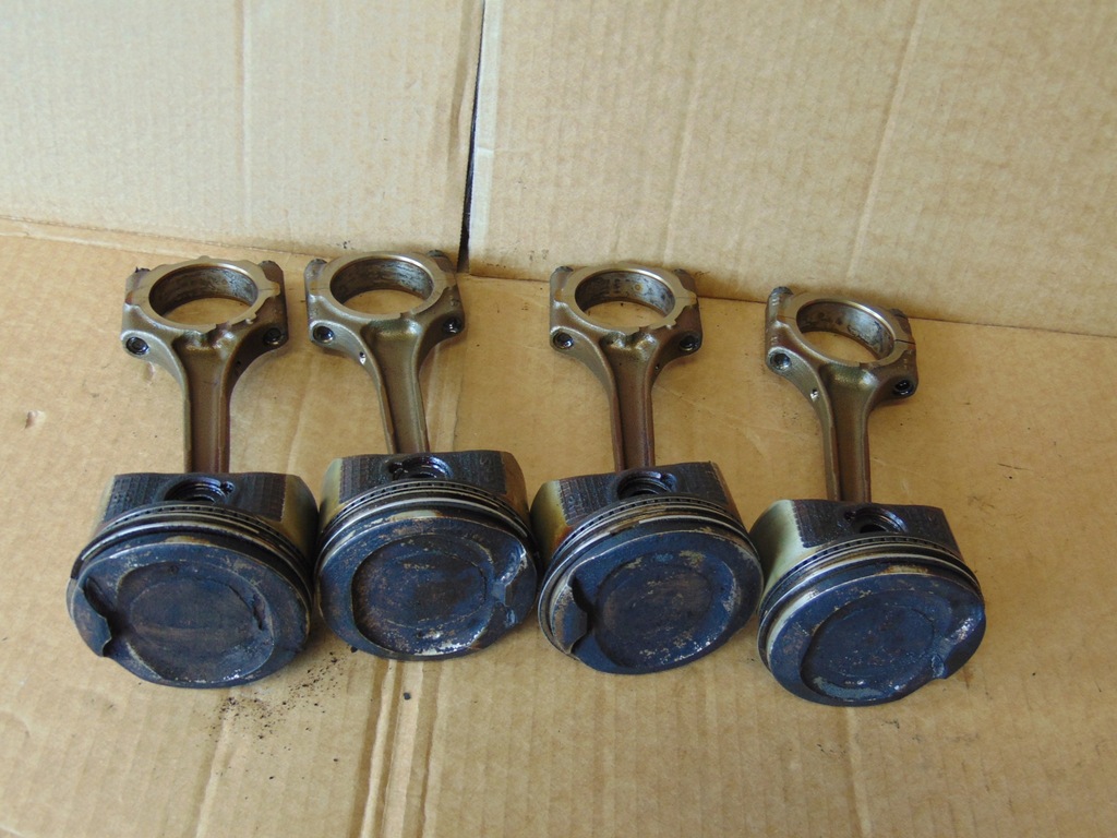 фото №6, Поршень шатун toyota corolla e12 1.6 vvti бензин