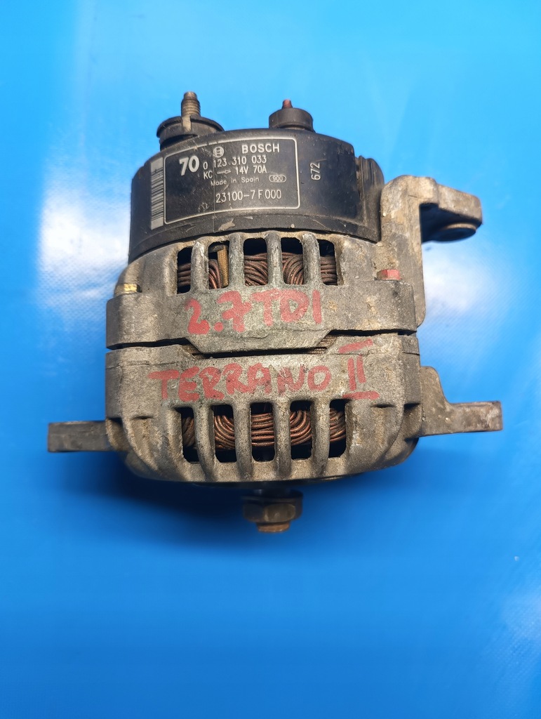 фото №1, Генератор nissan terrano ii 2.7 tdi