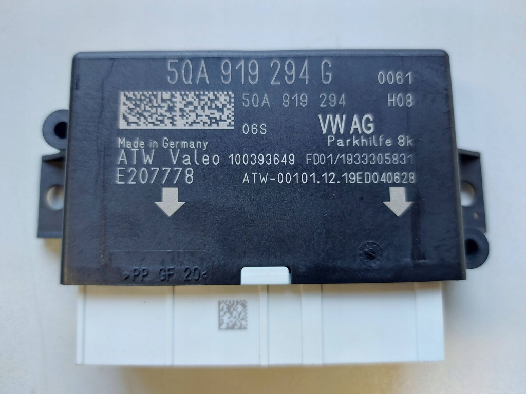 фото №1, Skoda karoq модуль pdc 5qa919294g
