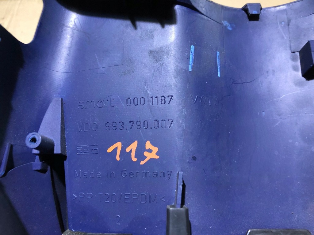 фото №5, Лічильник прилади smart fortwo 0001187v01