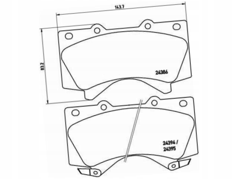 фото №2, Гальмівні колодки перед lexus lx 5.7 07-