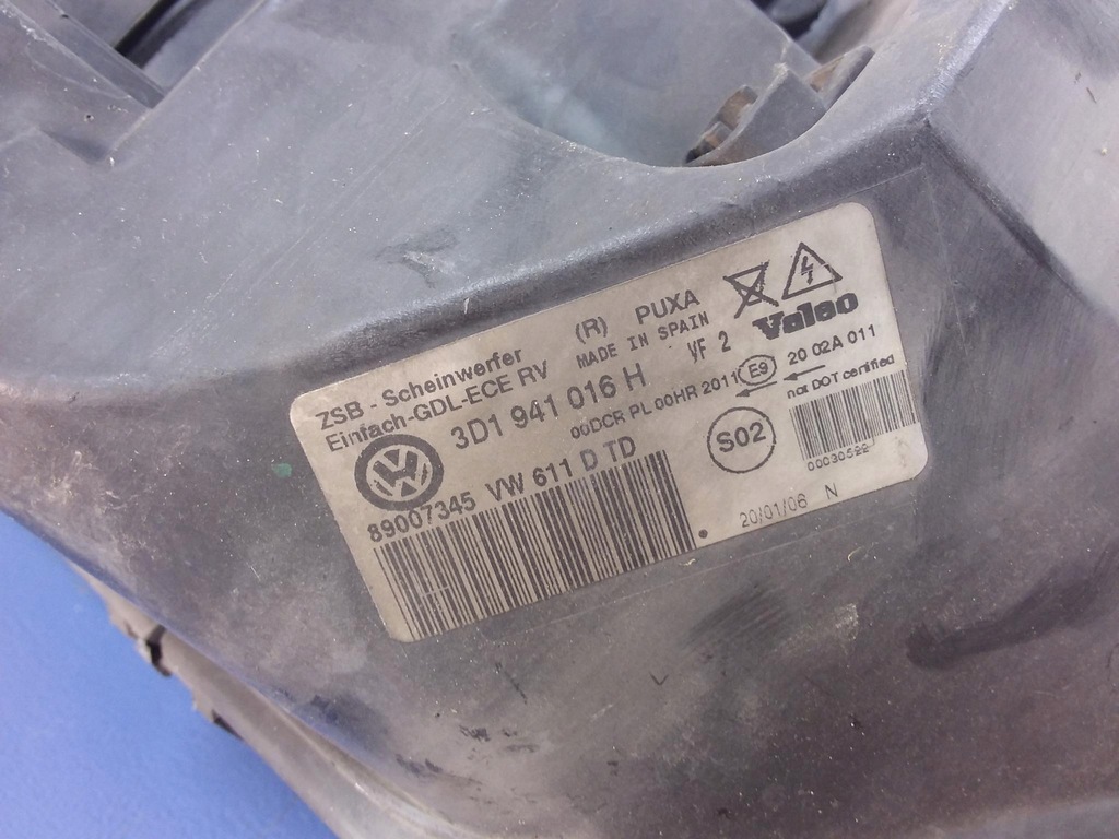 фото №5, Vw phaeton фара правий ксенон eu 3d1941016h