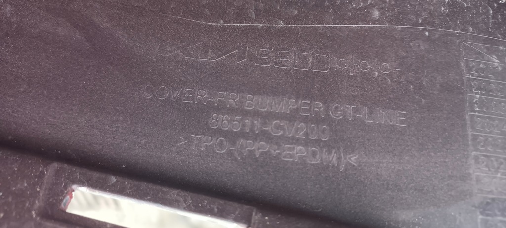 фото №6, Kia ev6 gt line бампер перед передній