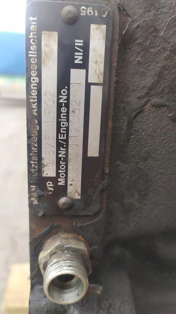 фото №5, Блок двигуна d2876 lf02 man f2000