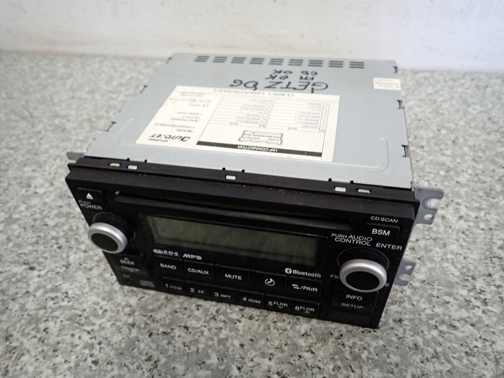 фото №3, Hyundai getz 06-10 радіо cd 2 din