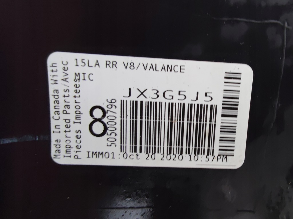 фото №12, Dodge challenger widebody задній бампер 2018+ новий