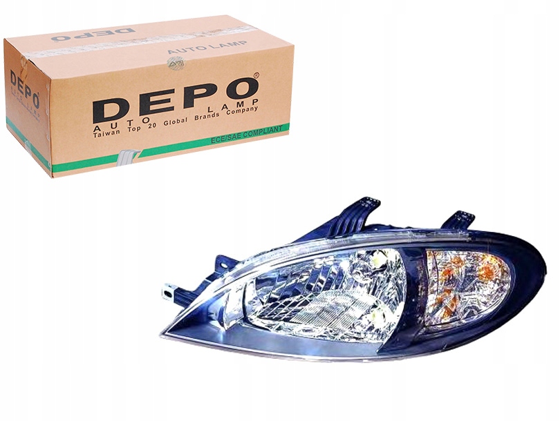 фото №1, Фара h4 електричний з двигуном колір вкладиш