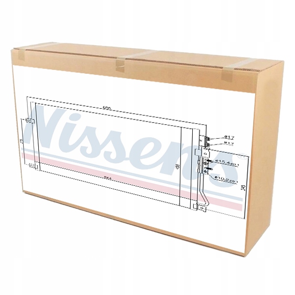 фото №1, Радіатор кондиціонера jeep commander 4.7 v8 5.7