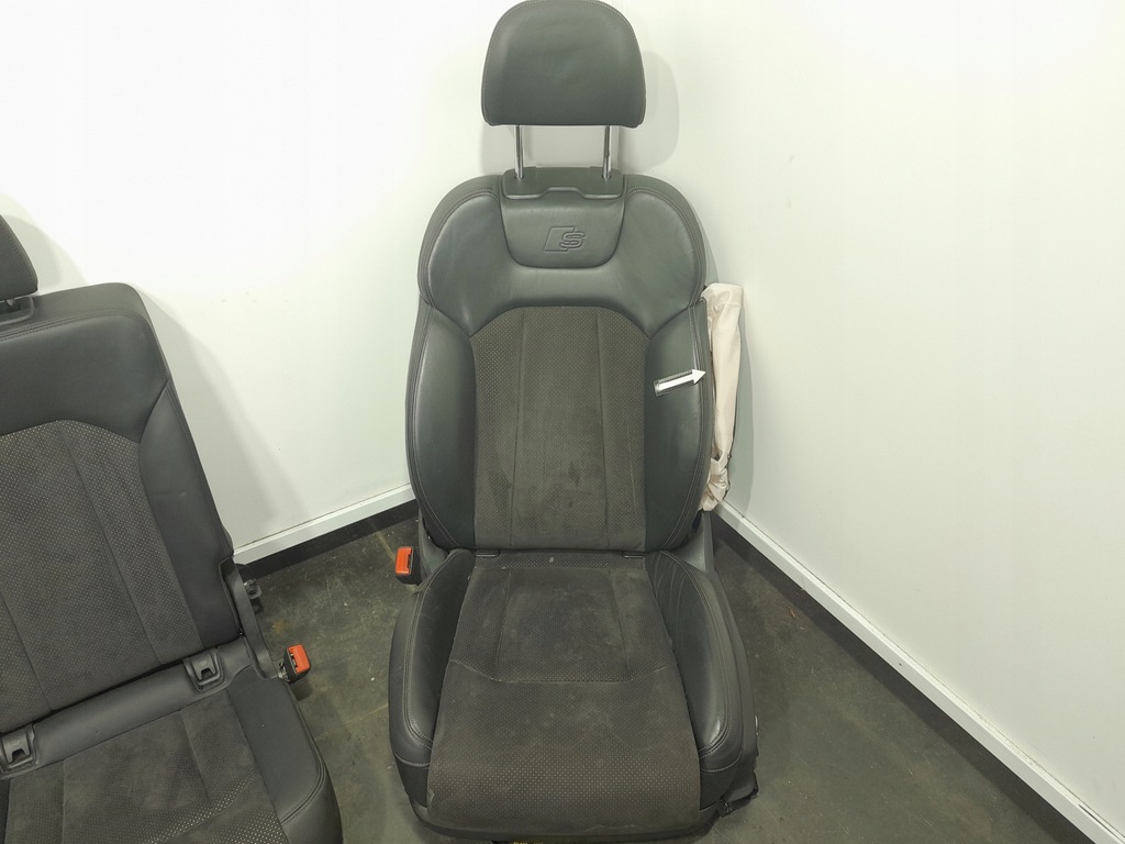 фото №6, Audi q7 ii 4m сидіння заднє сидіння комплект шкіра alcantara 7 осіб s-line