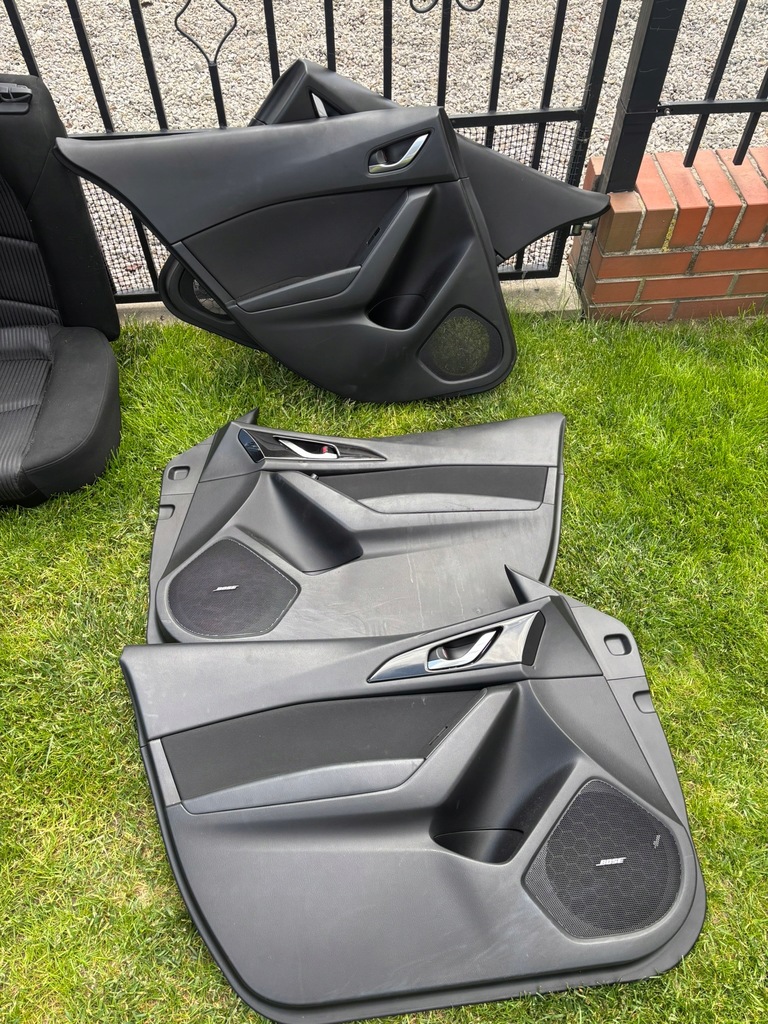 фото №11, Сиденья заднее сиденье обшивки комплект mazda 3 bm 13-