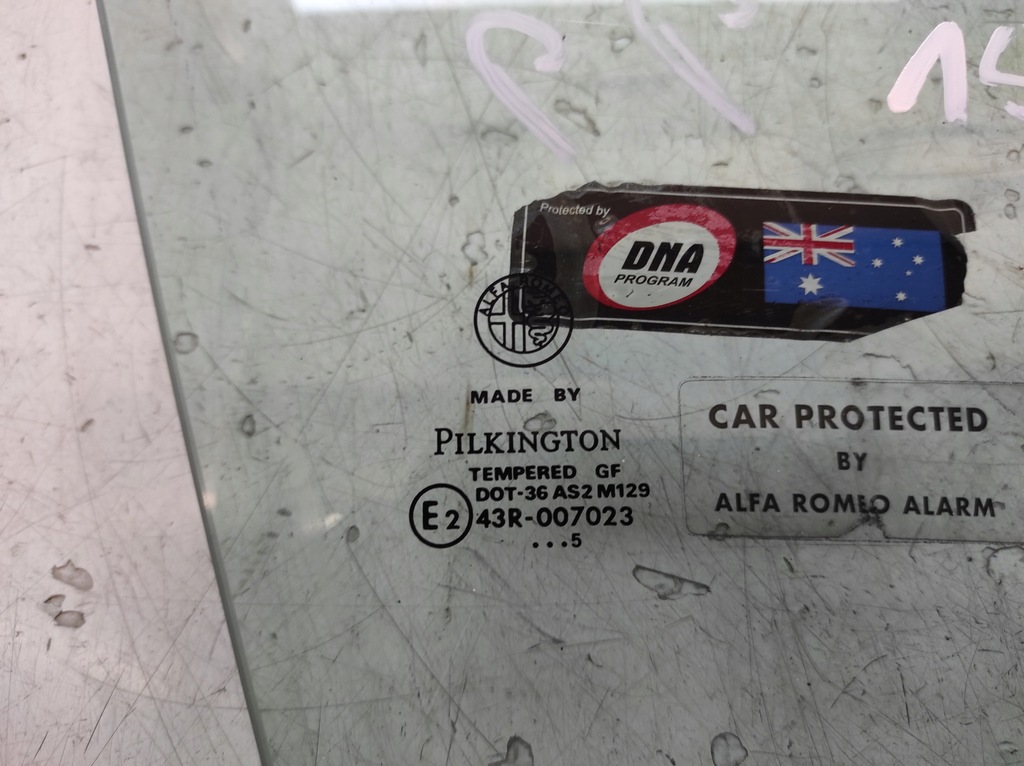 фото №3, Alfa romeo 156 lift 03- стекло правая перед
