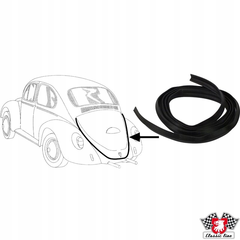 Купить Vw garbus прокладка капот