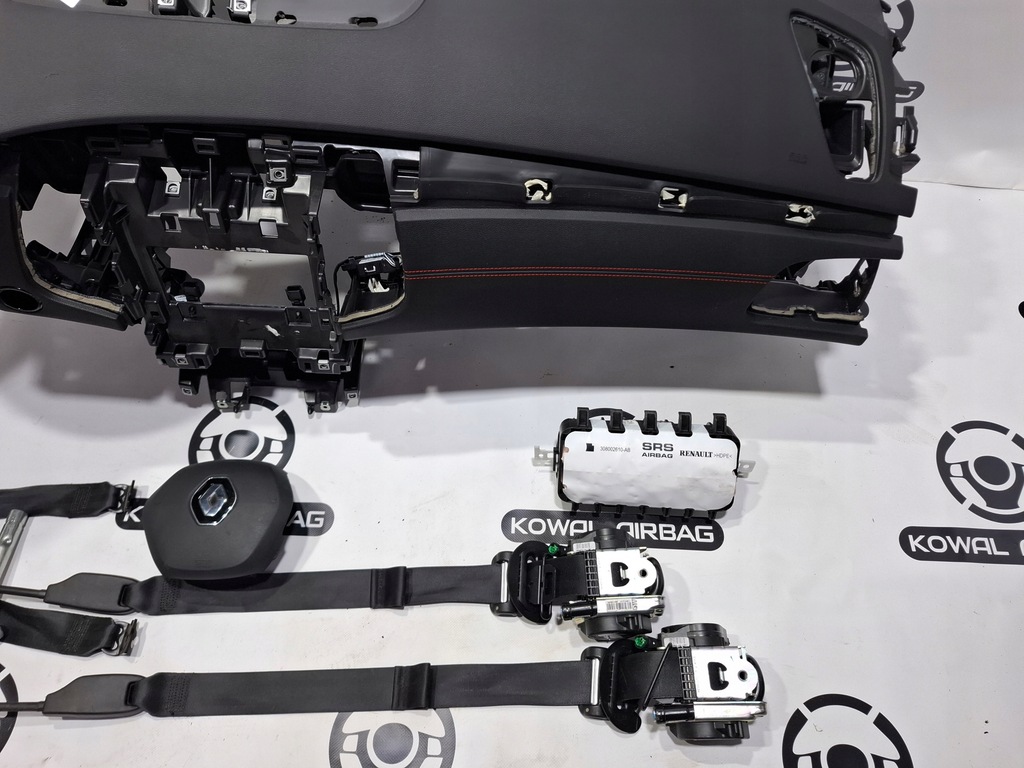 фото №7, Renault talisman head up czerwona nić панель приладів консоль подушка безпеки ремені оригінал