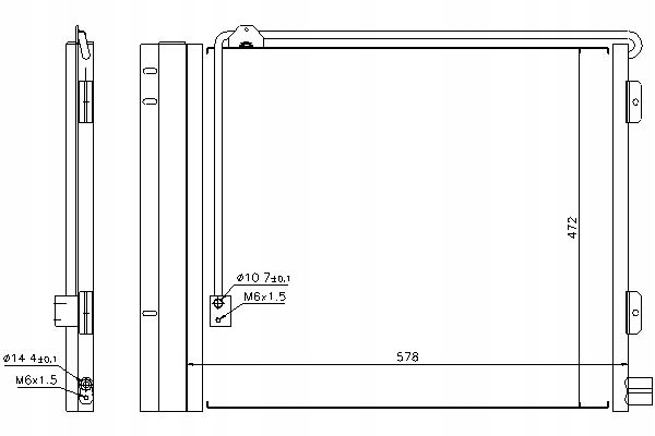 фото №12, Nissens 940179 конденсатор, кондиціонер