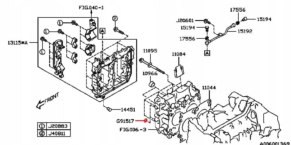 фото №8, Ущільнювальне кільце мостик вала розподільного валу fa/fb forester legacy outback levorg brz xv