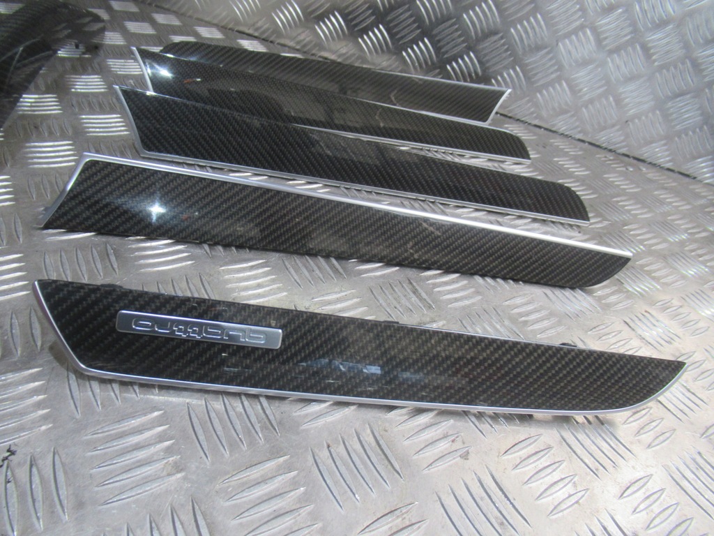 фото №12, Молдинг накладки dekor декоры дверь панели консоли audi a4 rs4 b8 карбон d319