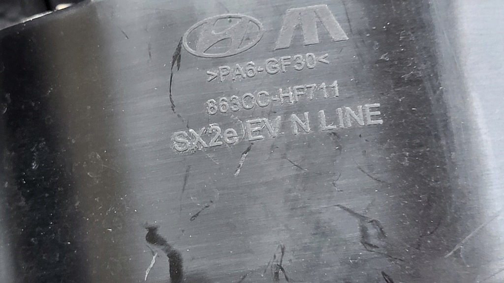 фото №12, Кришка роз'єм заряджання hyundai kona electric ii ev 23- оригінальний номер 863cc-hf700 new