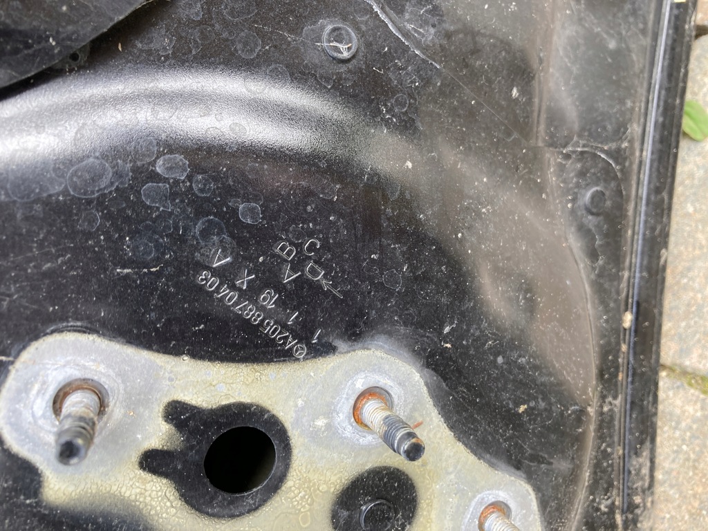 фото №10, Mercedes c w205 14-21 капот крышка перед