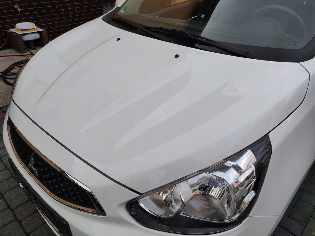 фото №6, Капот белый w19 mitsubishi space star ii lift 2016-2020