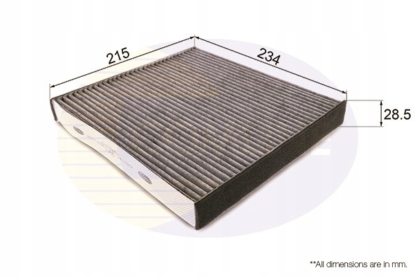 фото №1, Фільтр салонний comline /вугільний/ lexus gs 00-/ls