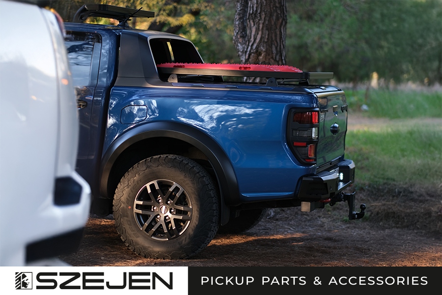 фото №7, Бампер задний стальной + led ford ranger 2015-2022