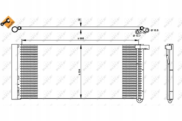фото №8, Nrf 350331 конденсатор, кондиционер