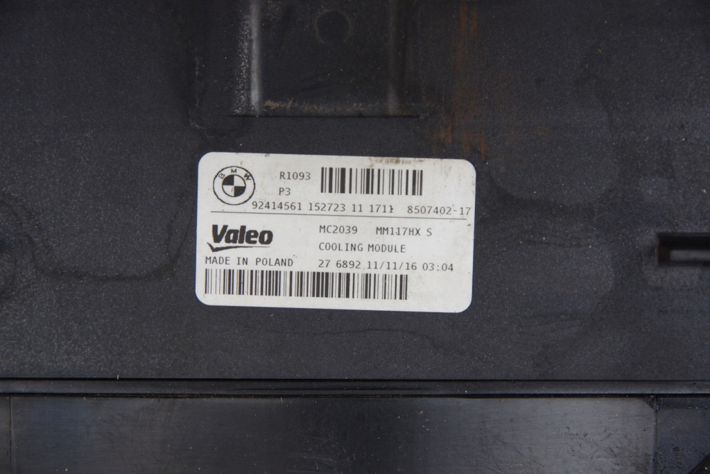 фото №7, Радиатор wody кондиционера вентилятор интеркулер bmw 3 f34 gt 2.0 d