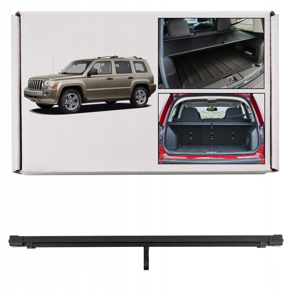 фото №1, Jeep patriot 2006-2017 шторка багажника czarna 82212687