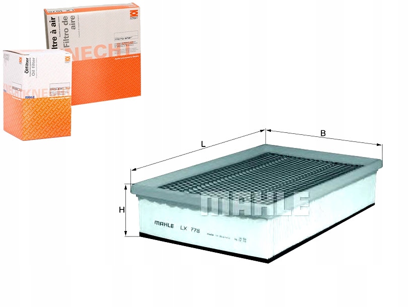 фото №1, Knecht фільтр повітря bmw 7 e65, e66, e67 3.0-4