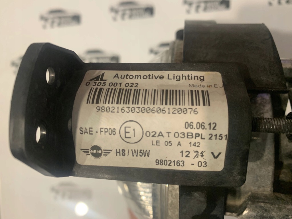 фото №10, Противотуманная фара l=p mini countryman r60 mini paceman r61 9802163