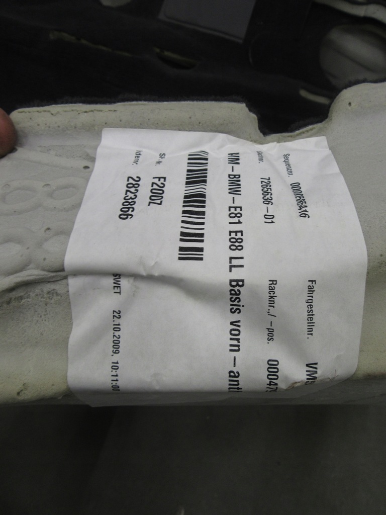 фото №15, Обшивка килимок підлога оббивка bmw 1 e81 europa