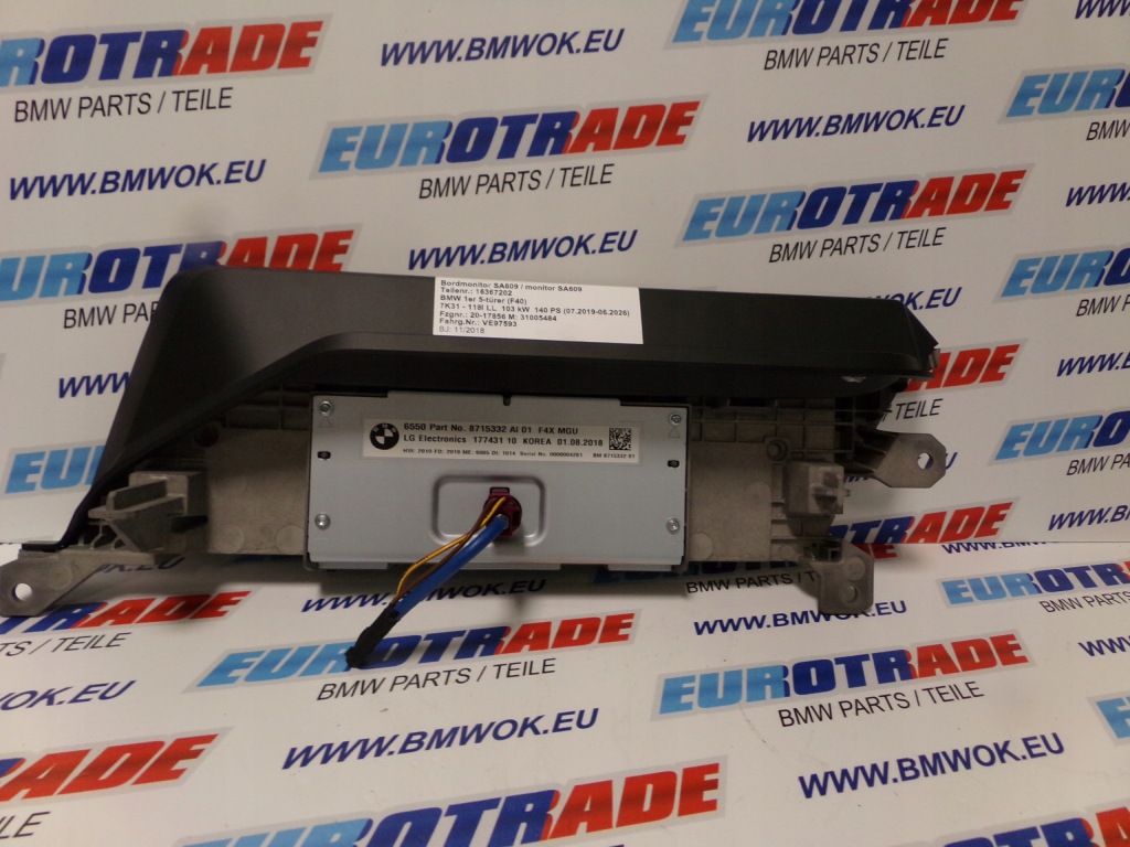 фото №9, Bmw 1 f40 f44 монитор 10,25 mgu lhd 9825932